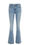 Damen-Bootcut-Jeans mit normaler Bundhöhe und Stretch, Hellblau