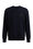 Herren-Sweatshirt mit Rippenmuster, Marineblau