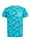 Jungen-T-Shirt mit Muster, Hellblau