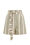 Damen-Paperbag-Shorts mit Muster, Hellgrün