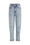 Mädchen-Tapered-Jeans mit hoher Taille, Hellblau