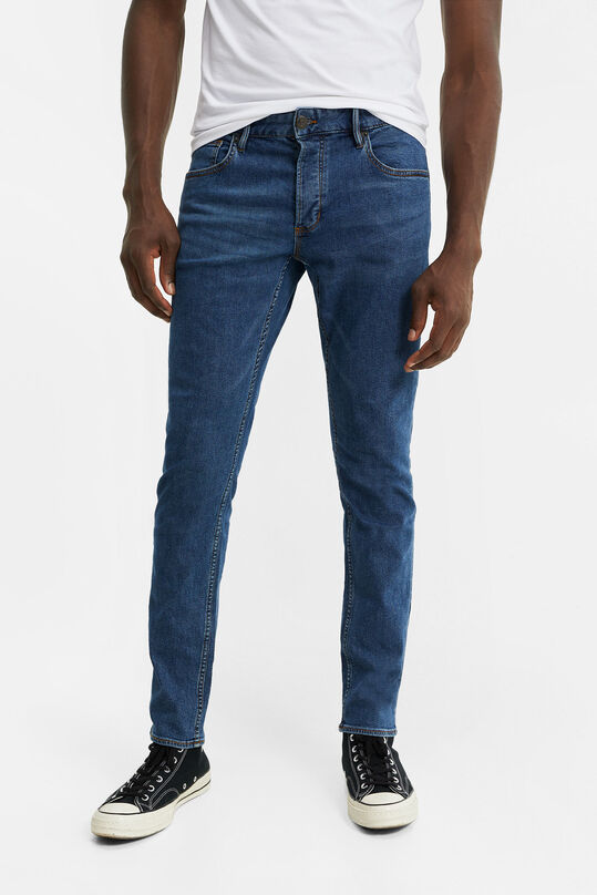 Herren-Slim-Fit-Jeans mit Komfort-Stretch, Blau