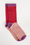 Damensocken mit Colourblock-Design, Leuchtend rosa