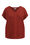 Damen-T-Shirt mit Glitzereffekt - Curve, Rostbraun