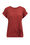 Damen-T-Shirt mit Faltendetail, Braun