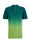 Herren-Poloshirt mit Batikmuster, Grün