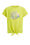 Mädchen-T-Shirt mit Paillettenapplikation, Giftgrün