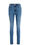 Damen-Skinny-Jeans mit hoher Taille und Stretch, Blau