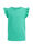 Mädchen-T-Shirt mit Rüschen, Mintgrün