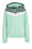Mädchen-Sweatshirt mit Colourblock-Design, Mintgrün