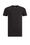 Jungen-Basic-T-Shirt mit V-Ausschnitt, Schwarz