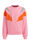 Mädchen-Sweatshirt mit Colourblock-Design, Rosa