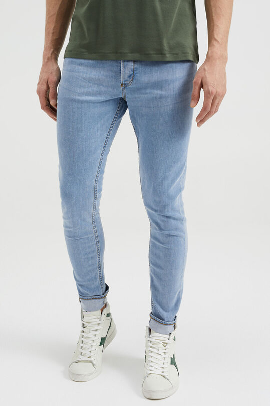 Herren-Skinny-Fit-Jeans mit Komfort-Stretch, Hellblau